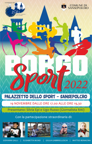 Al via l’edizione 2022 di “borgosport”