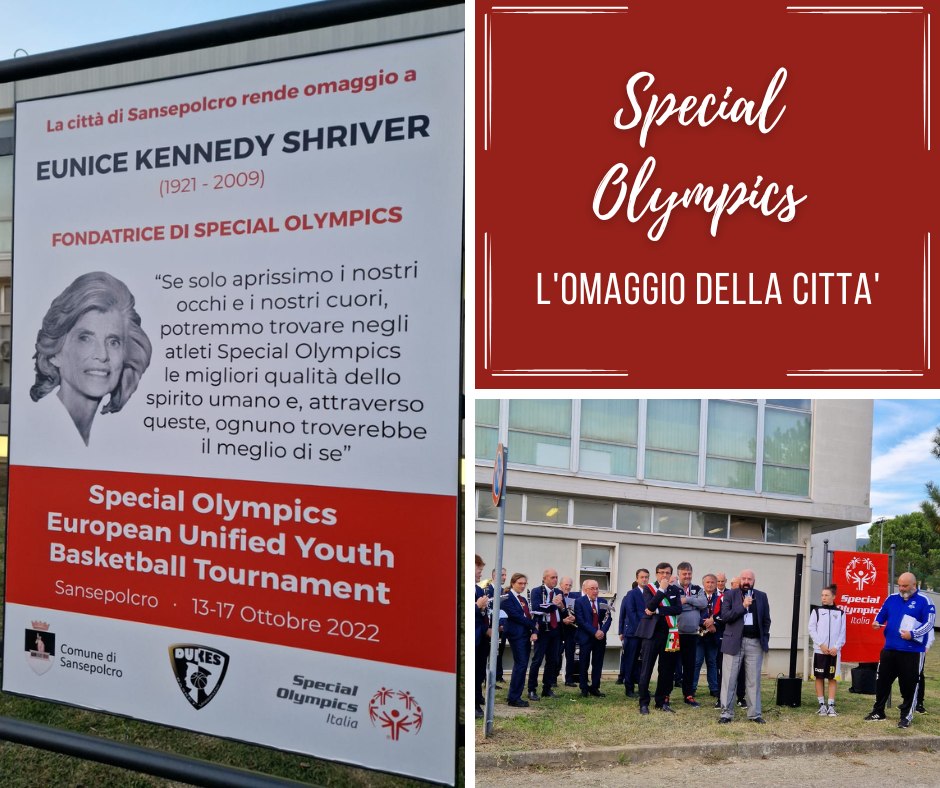 Un omaggio per la fondatrice dello Special Olympics