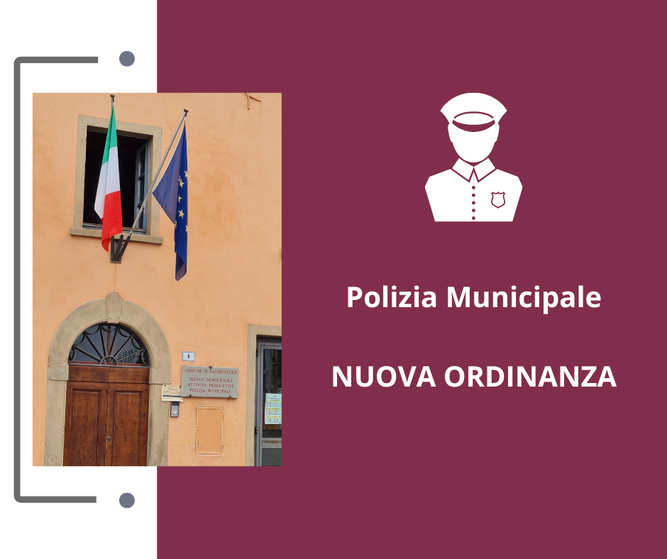 Nuova ordinanza della Polizia Municipale