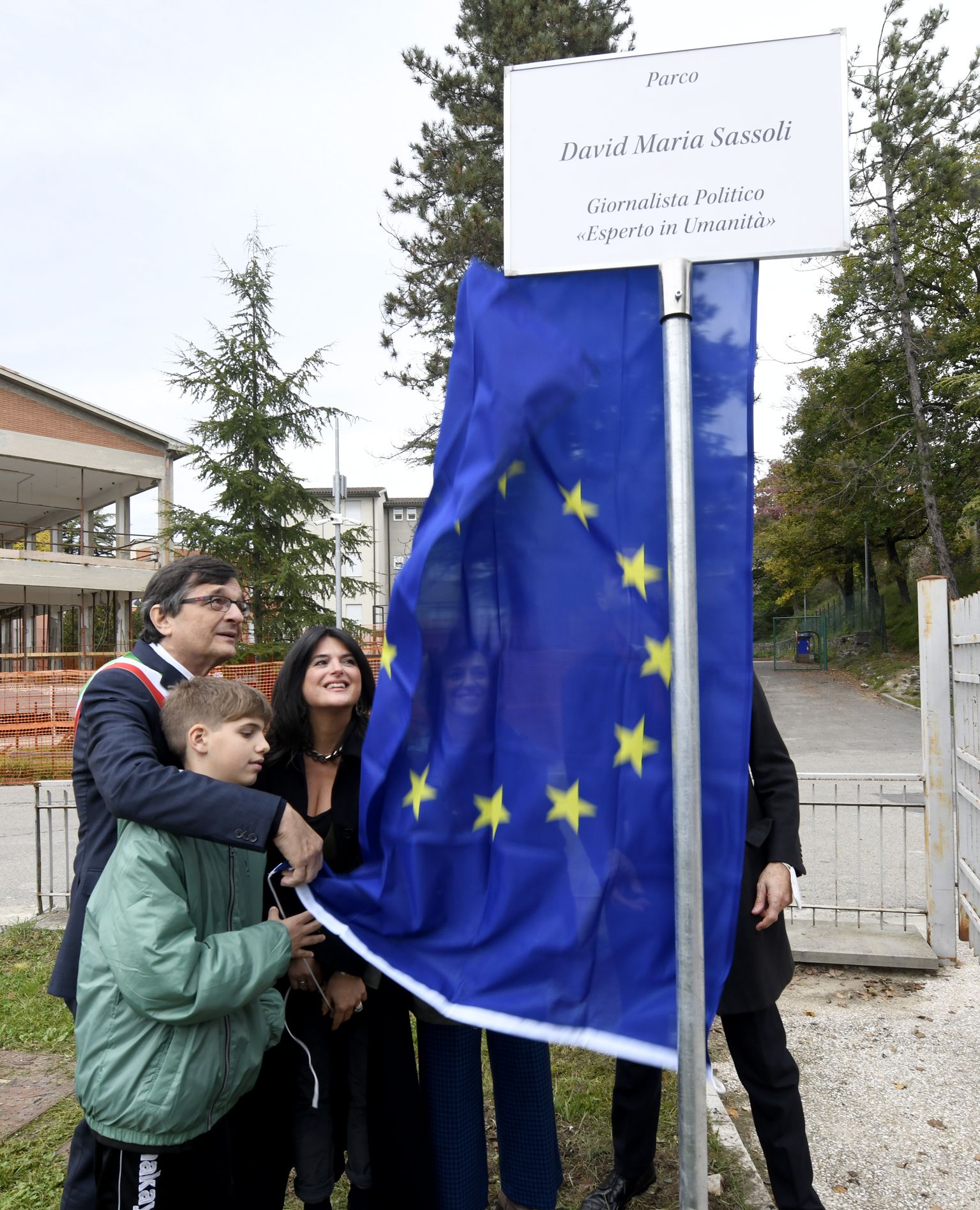 Largo di Liegro porta anche il nome di David Maria Sassoli