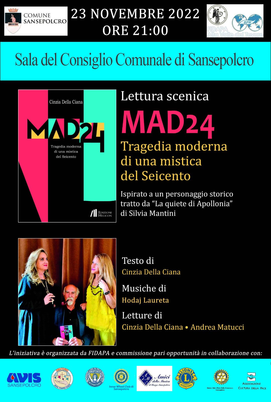 MAD24, la presentazione del libro di Cinzia Della Ciana.