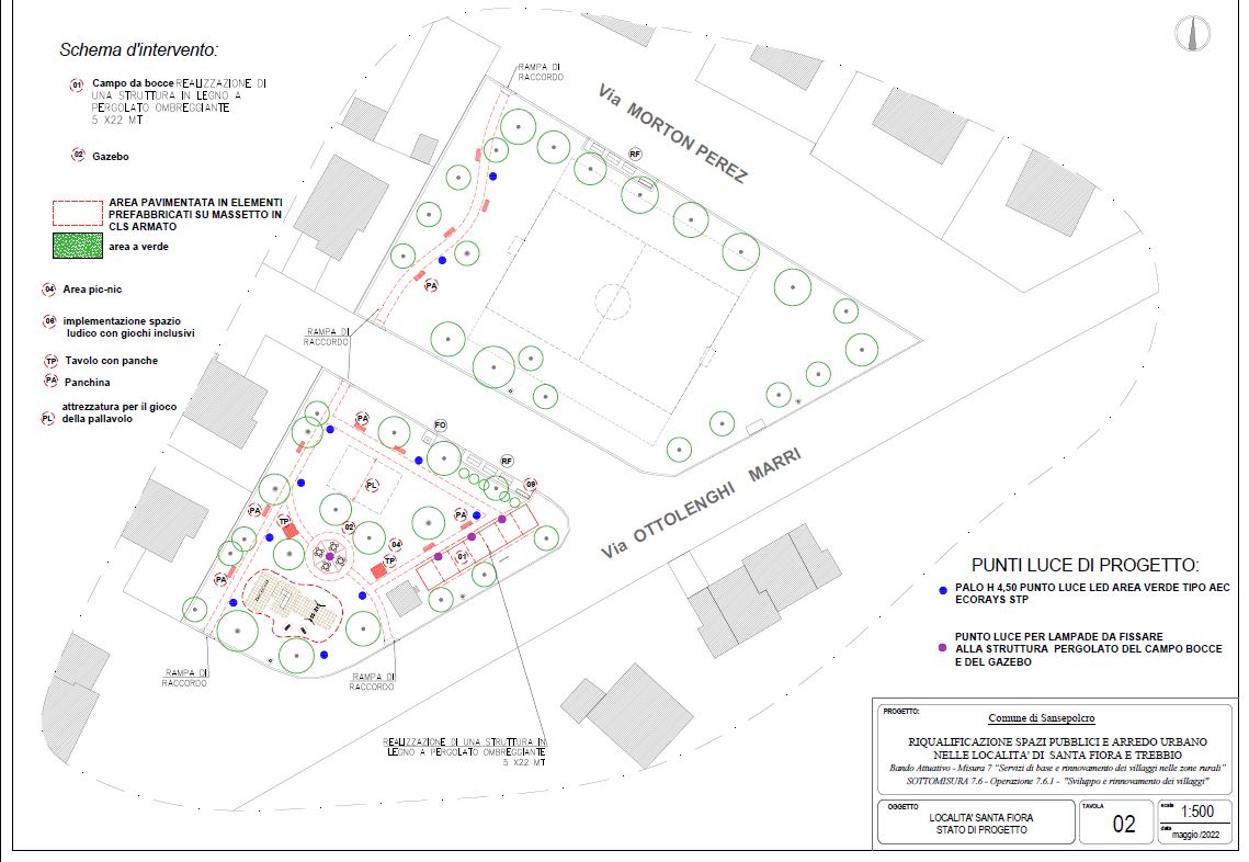 santa fiora - riqualificaz spazi pubblici
