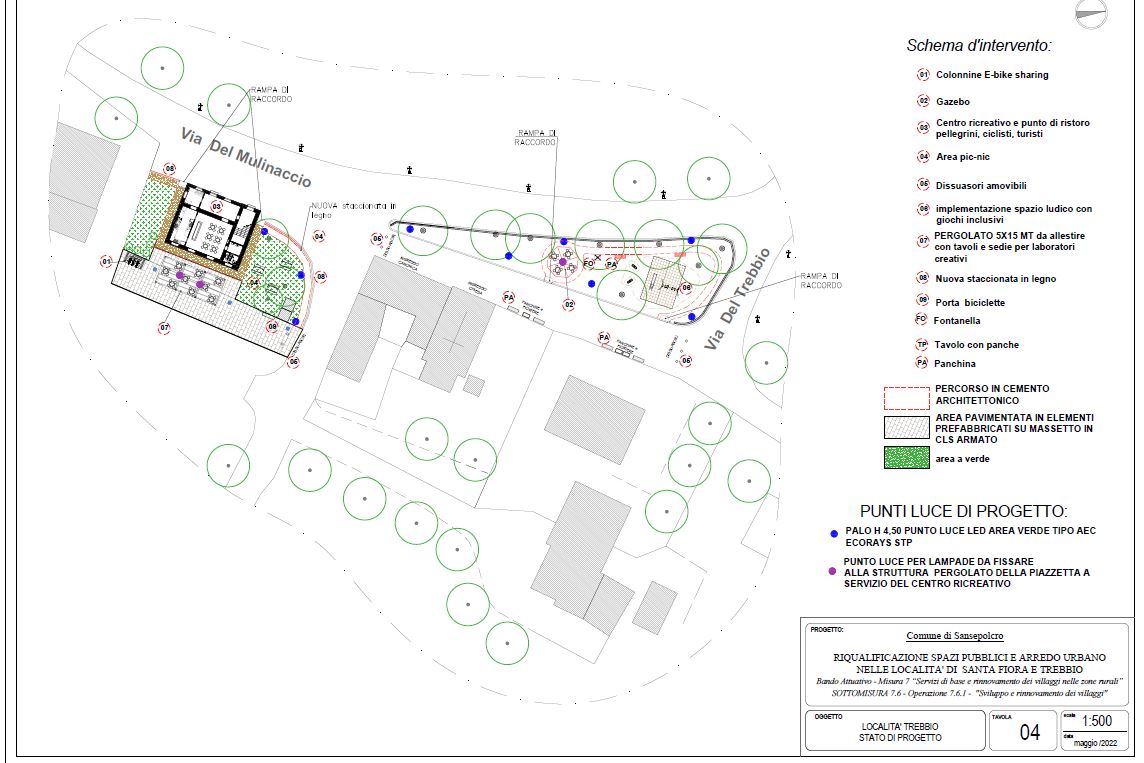 trebbio - riqualificaz spazi pubblici