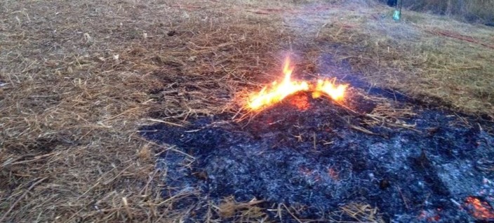 Rischio incendi fino a fine marzo, divieto di abbruciamento