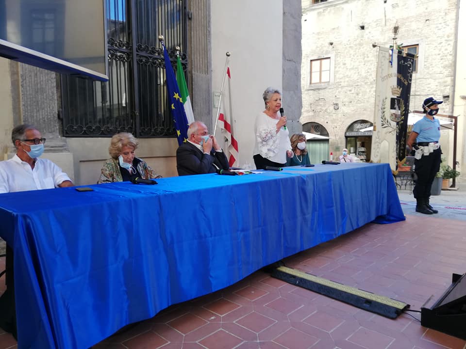 Cerimonia di ringraziamento dei donatori durante il lockdown