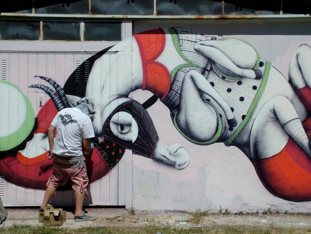 Street Art, week-end con Zed 1