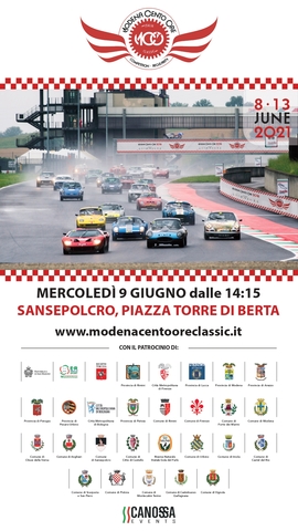 "Modena 100 ore", passaggio a Sansepolcro il 9 giugno