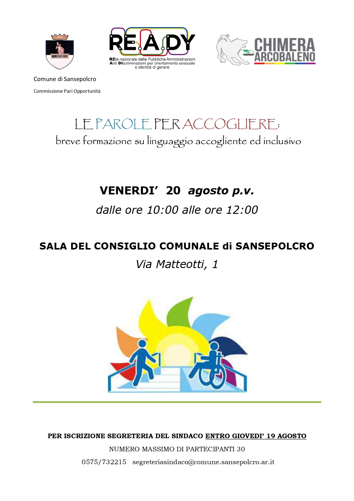 Linguaggio accogliente ed inclusivo, una mattina di formazione