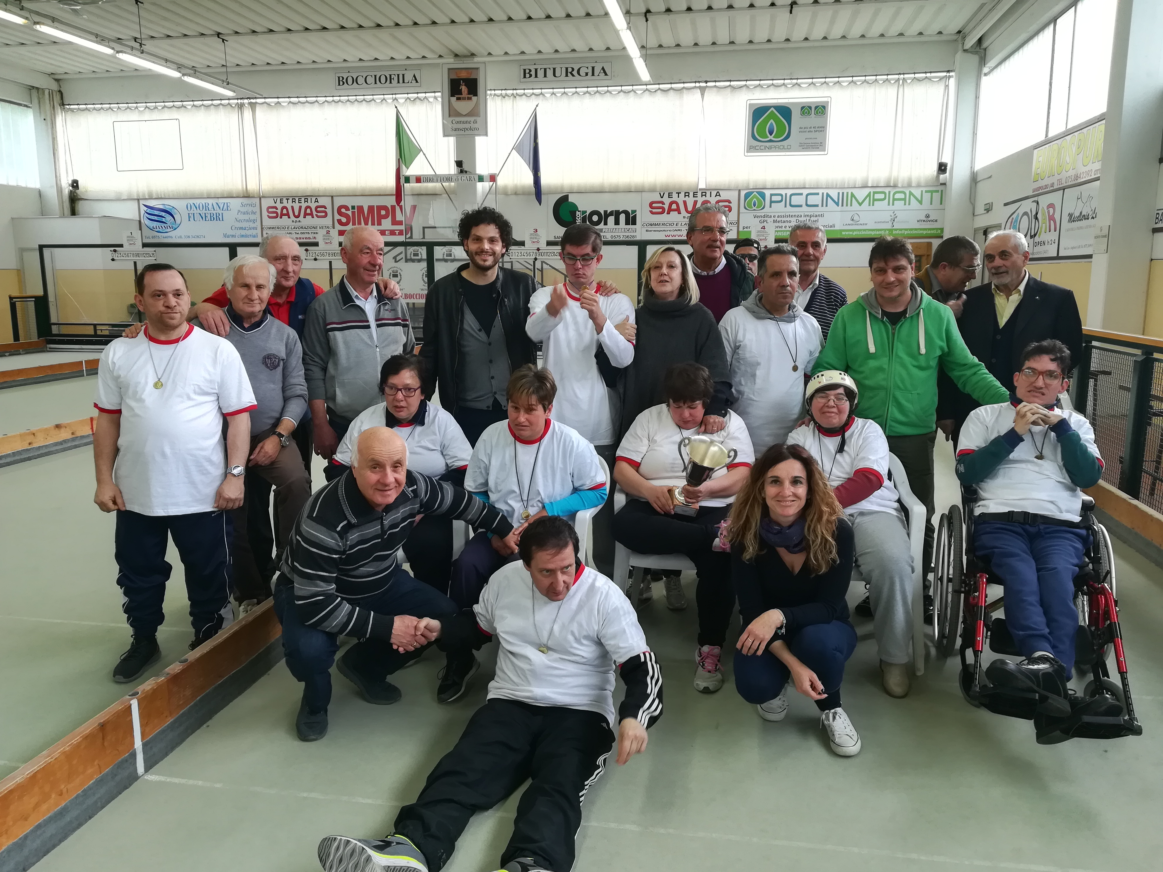 Pomeriggio di Bocce paralimpiche a Sansepolcro